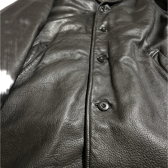 Wilsons Leather Black Trench Coat - Picture 13 of 14